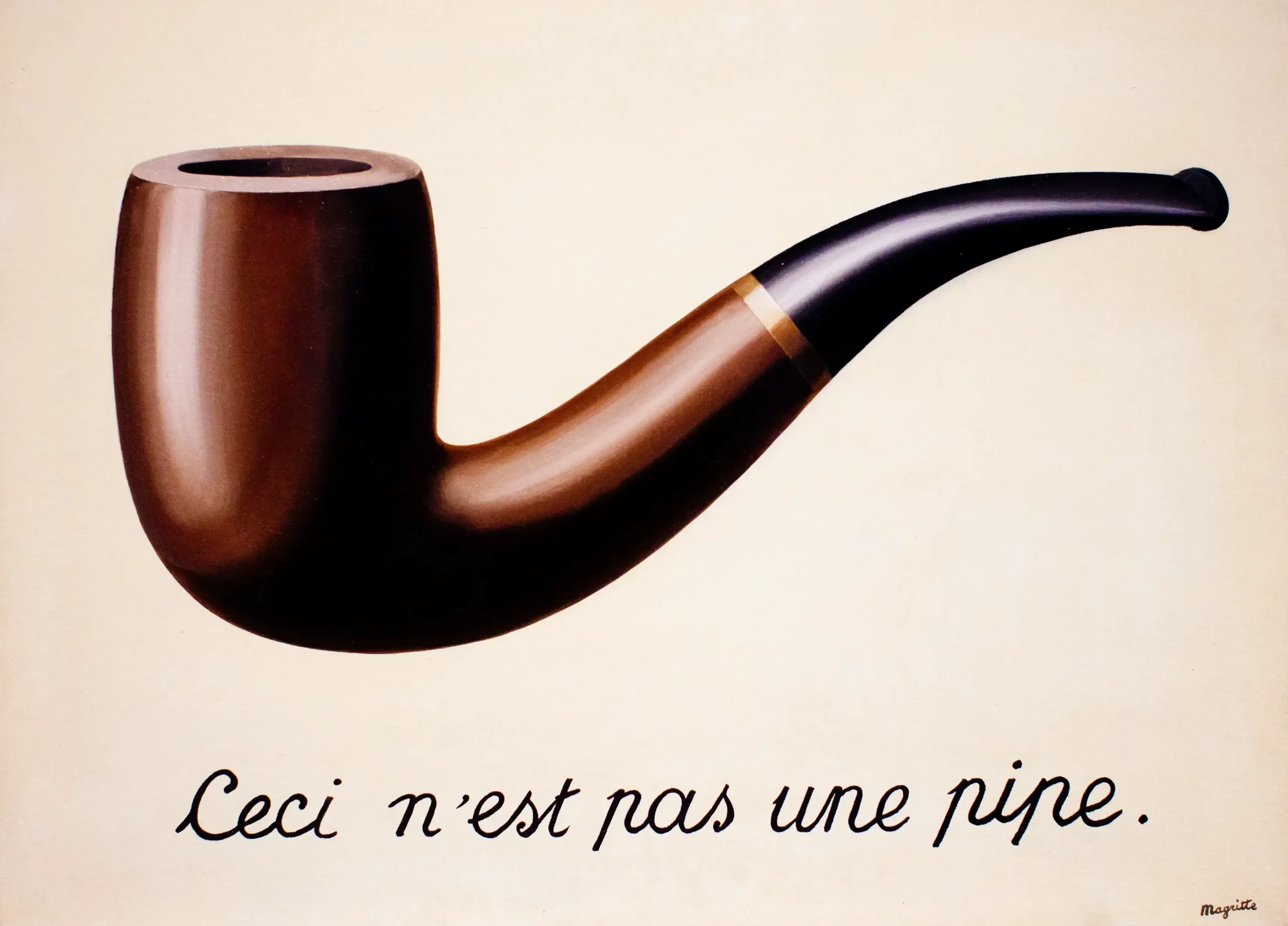 Magritte's The Treachery of Images